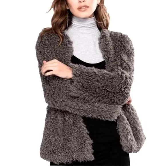 Ashley by 26 International Fuzzy Jacket - Picture 1 of 6